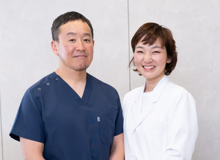 一般歯科と矯正を同時に診られる安心の二人体制